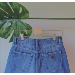 High Rise Jean Shorts